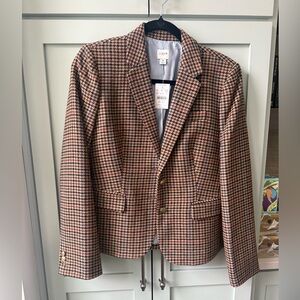 JCrew Factory Houndstooth Blazer